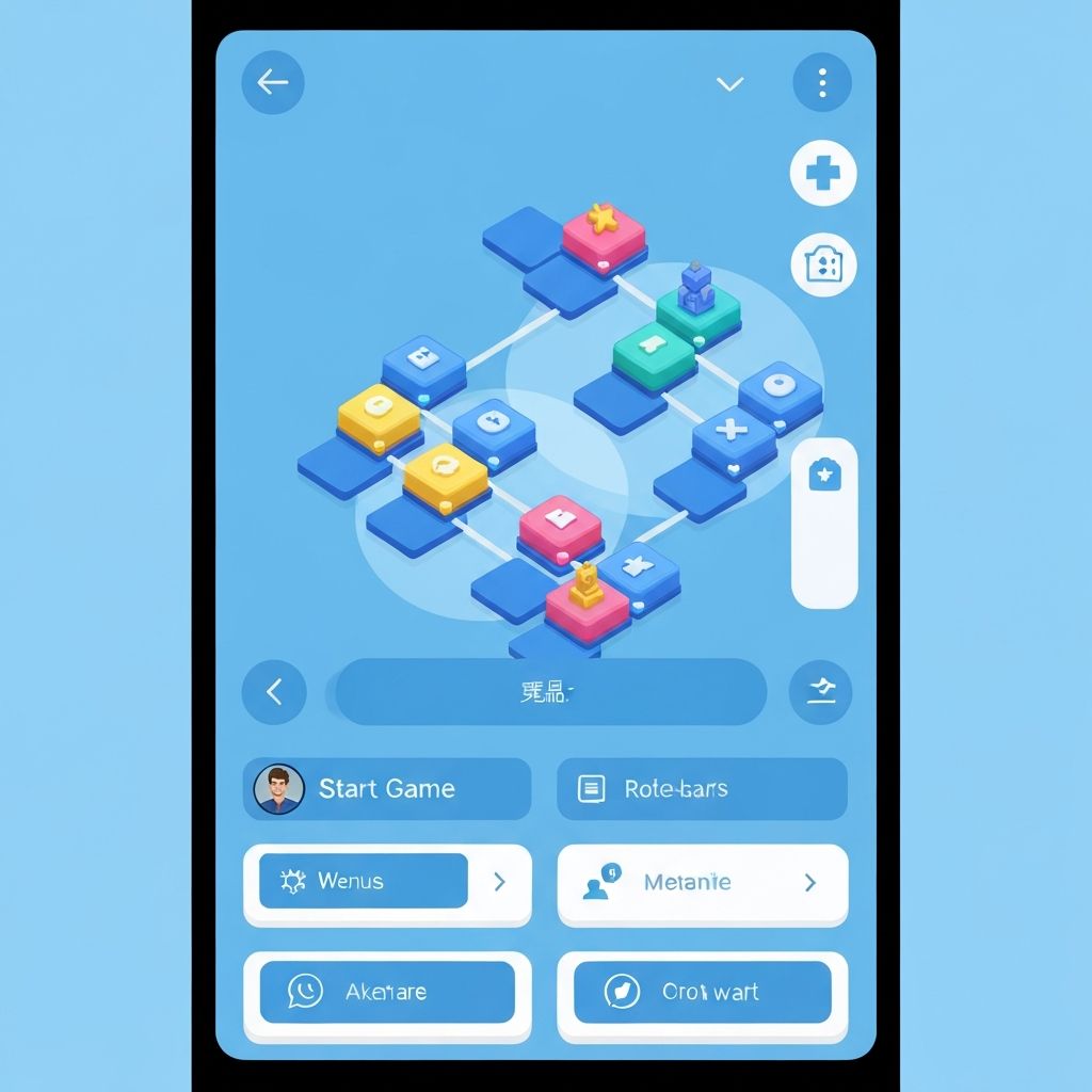 Color Path main screen interface